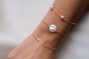 Braided Pearl Bracelet