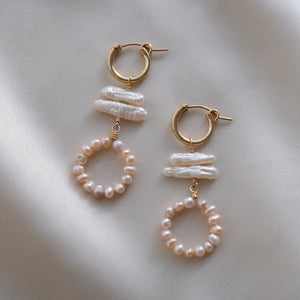 Rosewater Pearl Earrings