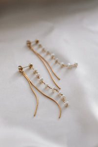 Spring in Tokyo Pearl Tassel Earrings