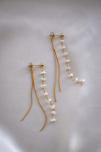 Spring in Tokyo Pearl Tassel Earrings