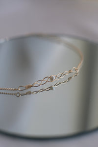 Braided Pearl Bracelet