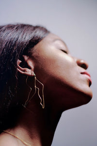 Figure Form Statement Legs and Hoop Earrings | FREEDOM Collection Active