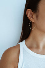 Load image into Gallery viewer, Organic Form Asymmetrical Earrings