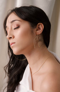 Figure Form Statement Legs and Hoop Earrings | FREEDOM Collection Active