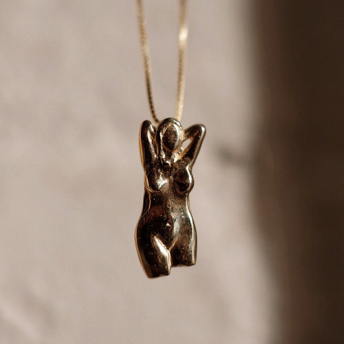 Misbah necklace in 10k solid yellow gold