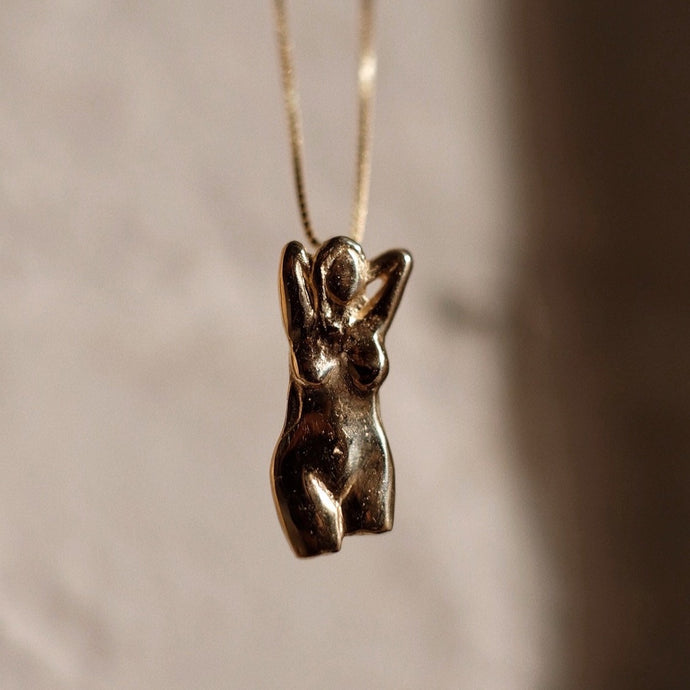 Misbah necklace in 10k solid yellow gold