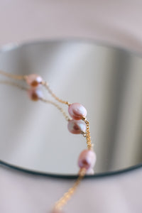 Lilac Pearl River Bracelet